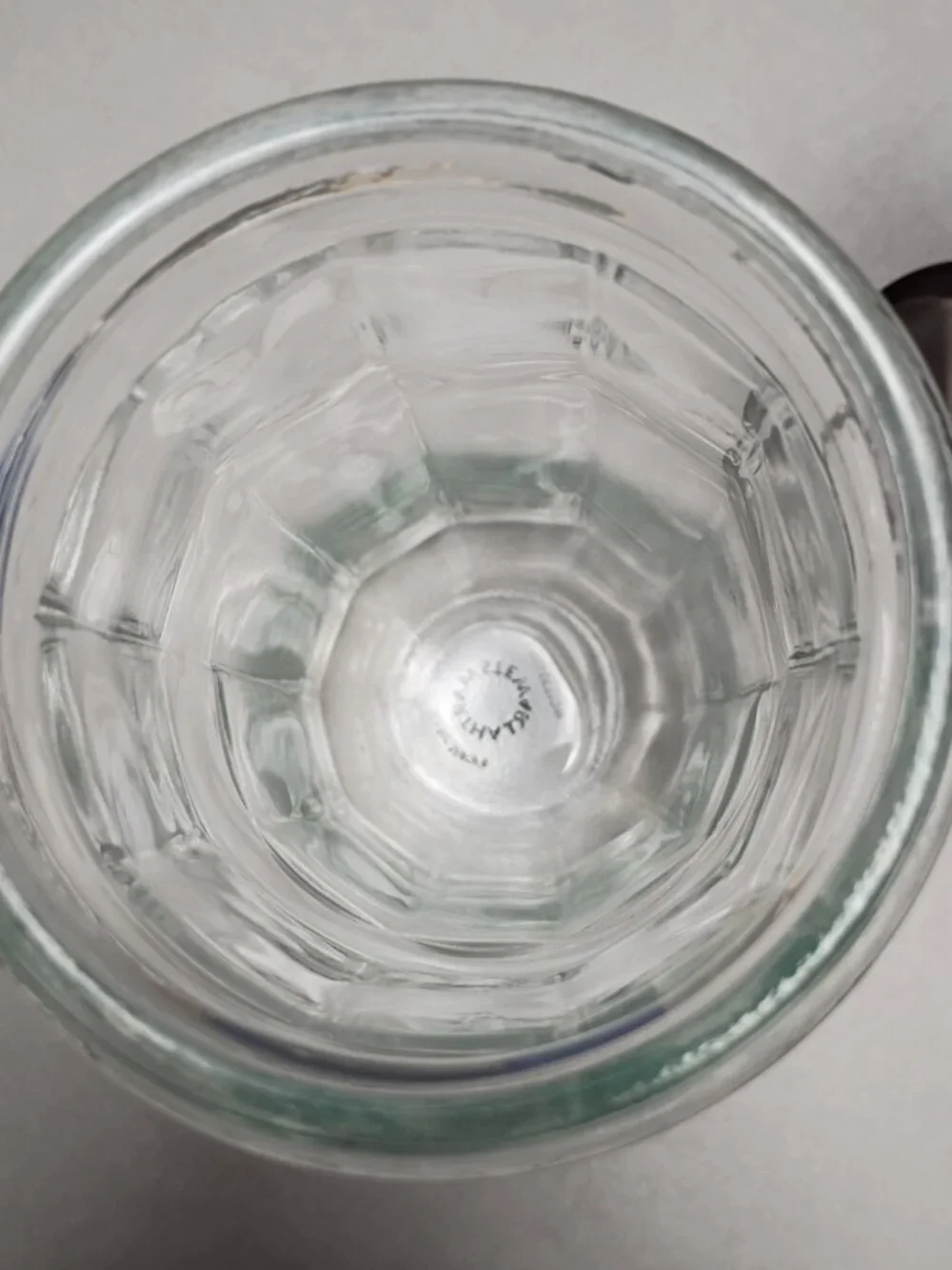 Martha Stewart Collection Glass Straw Dispenser Vintage Diner Style Metal Lid